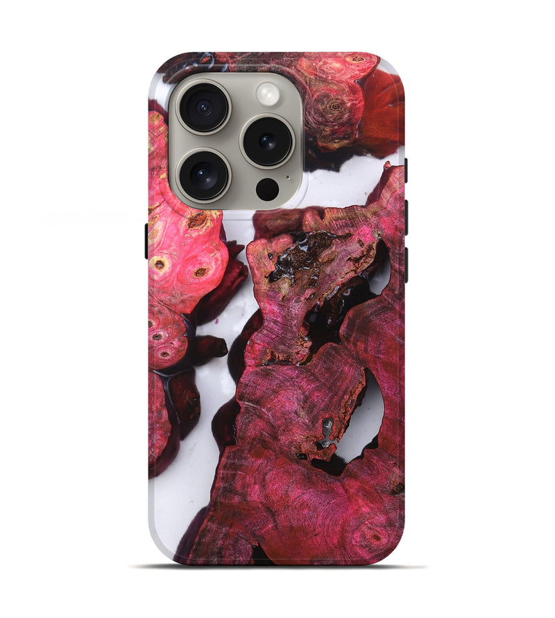 iPhone 16 Pro Wood Live Edge Phone Case - Tayler (Clear, 819256)