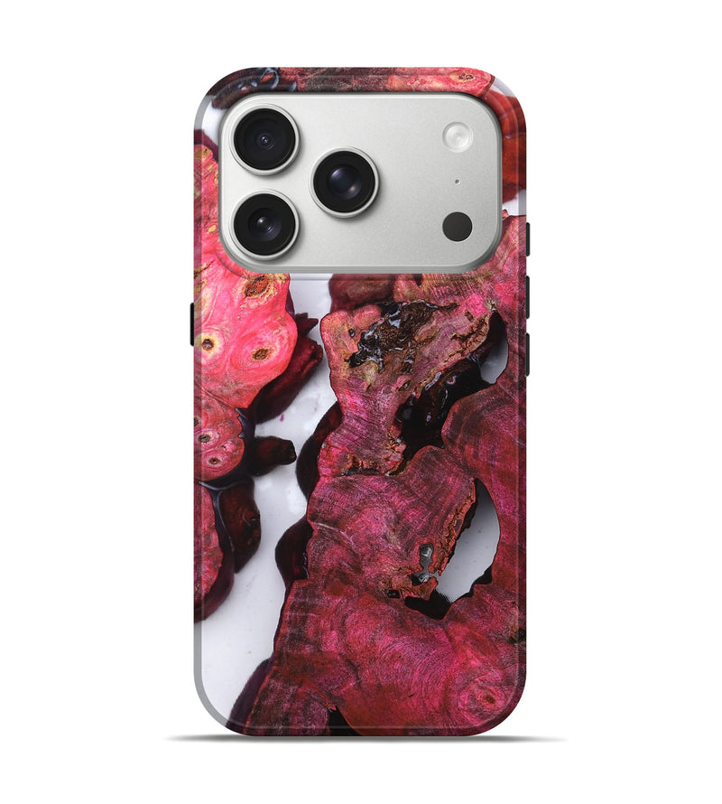 iPhone 17 Pro Wood Live Edge Phone Case - Tayler (Clear, 819256)