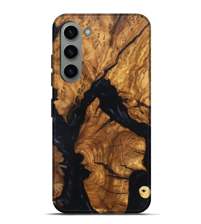 Galaxy S23 Plus Wood Live Edge Phone Case - Rod (Ancient Olive, 819257)
