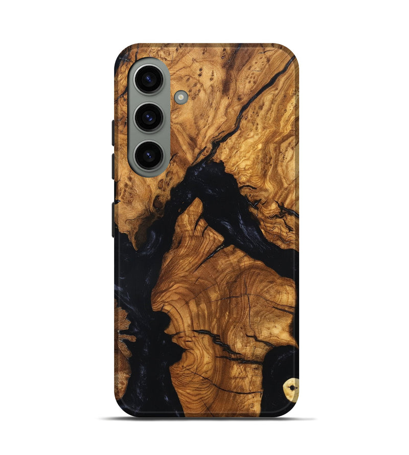 Galaxy S24 Wood Live Edge Phone Case - Rod (Ancient Olive, 819257)