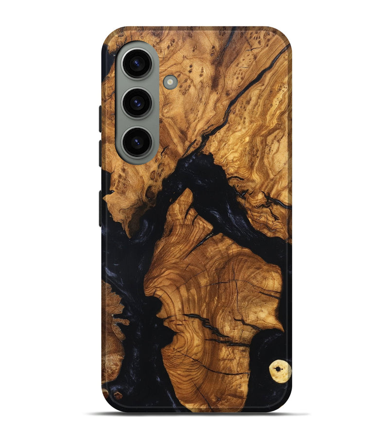 Galaxy S24 Plus Wood Live Edge Phone Case - Rod (Ancient Olive, 819257)