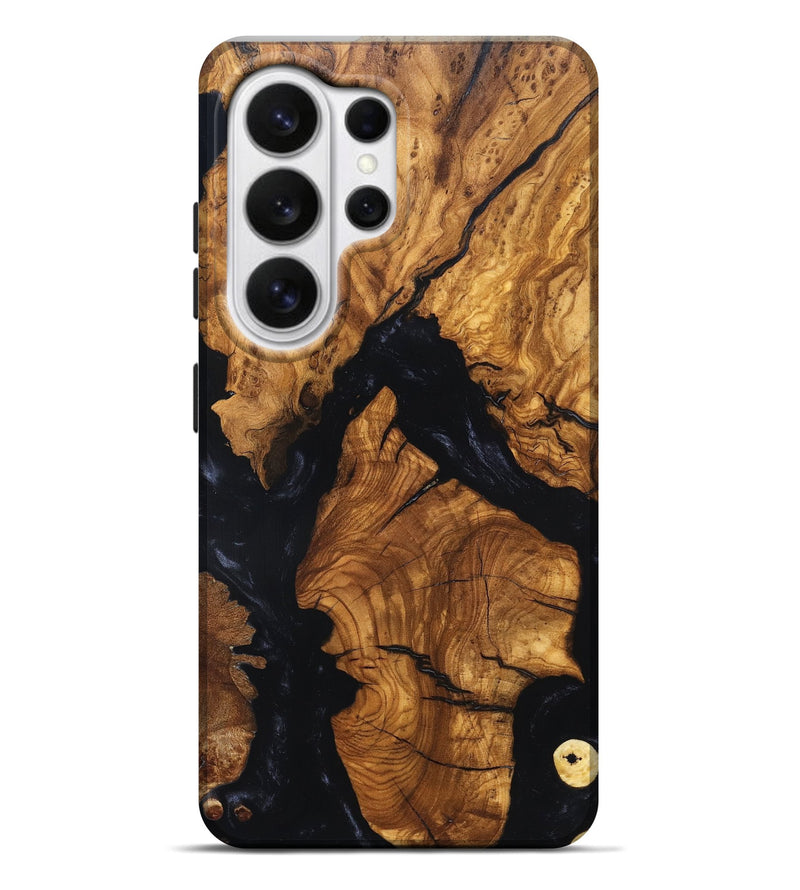 Galaxy S26 Ultra Wood Live Edge Phone Case - Rod (Ancient Olive, 819257)