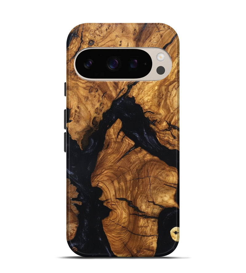 Pixel 10 Wood Live Edge Phone Case - Rod (Ancient Olive, 819257)