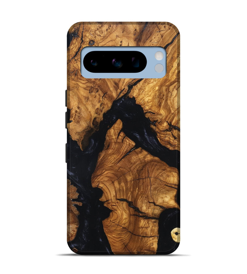 Pixel 8 Pro Wood Live Edge Phone Case - Rod (Ancient Olive, 819257)