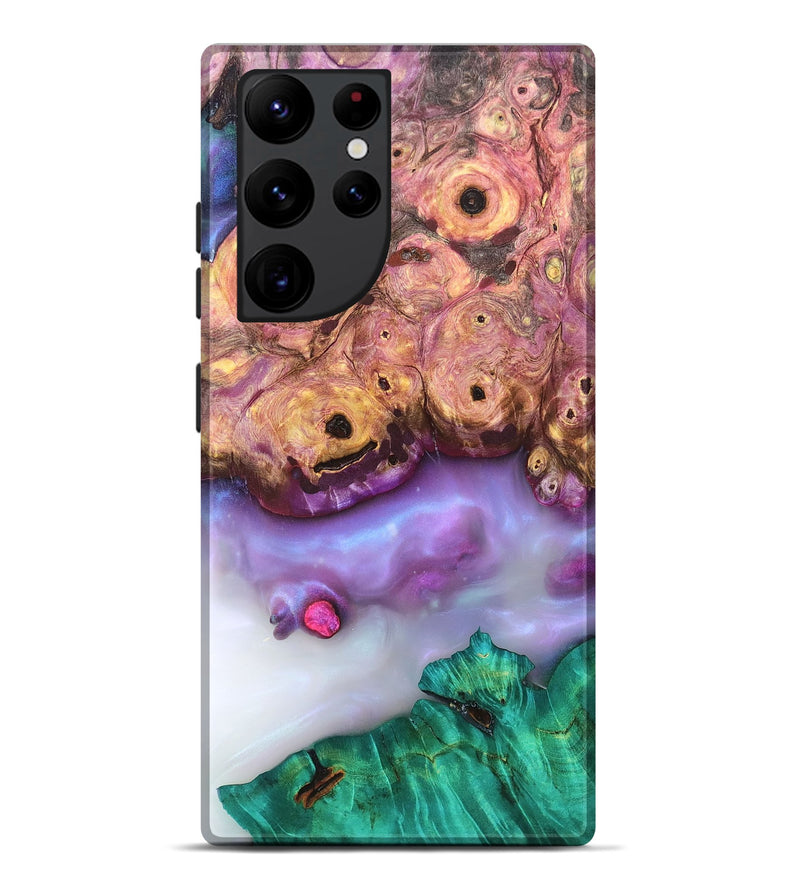 Galaxy S22 Ultra Wood Live Edge Phone Case - Laura (Clear, 819258)