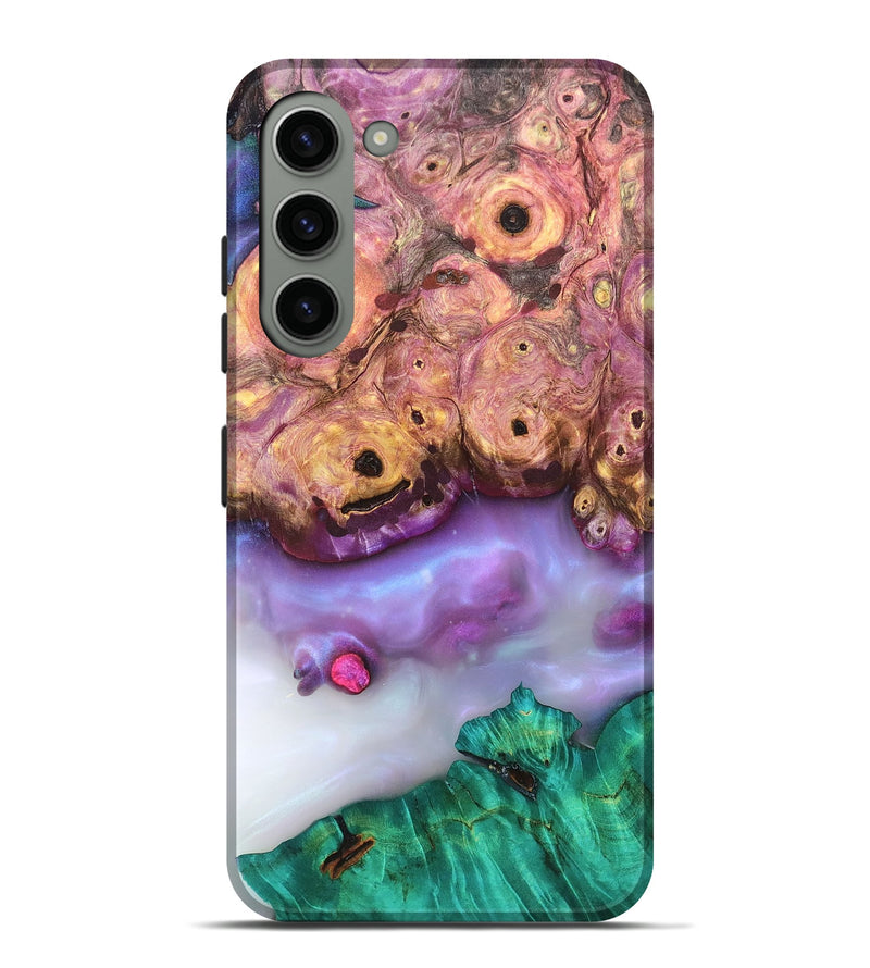 Galaxy S23 Plus Wood Live Edge Phone Case - Laura (Clear, 819258)
