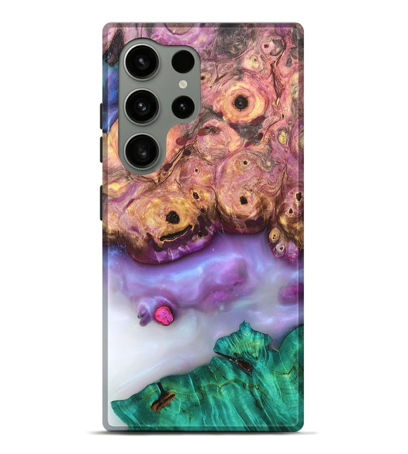 Galaxy S24 Ultra Wood Live Edge Phone Case - Laura (Clear, 819258)