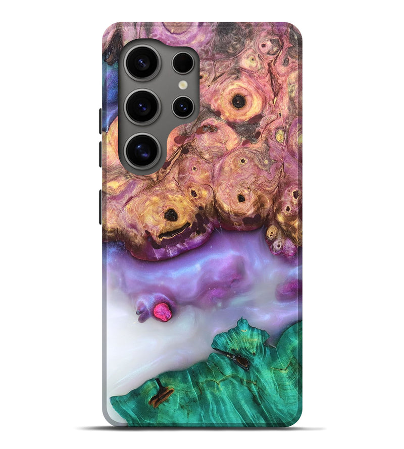 Galaxy S25 Ultra Wood Live Edge Phone Case - Laura (Clear, 819258)