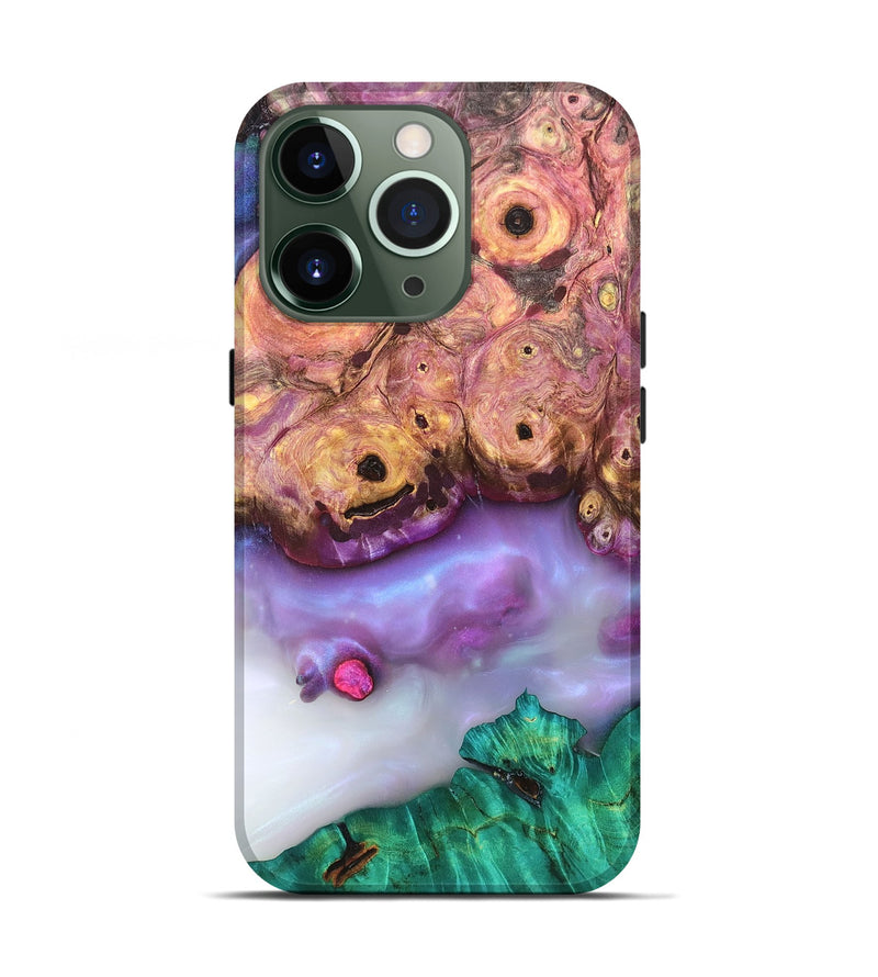 iPhone 13 Pro Wood Live Edge Phone Case - Laura (Clear, 819258)