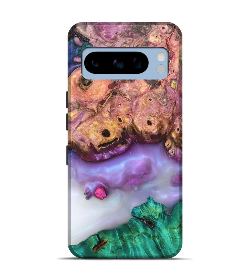 Pixel 8 Pro Wood Live Edge Phone Case - Laura (Clear, 819258)