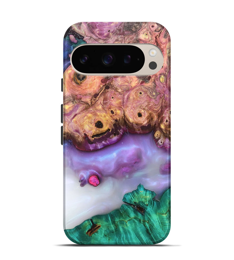 Pixel 9 Pro Wood Live Edge Phone Case - Laura (Clear, 819258)