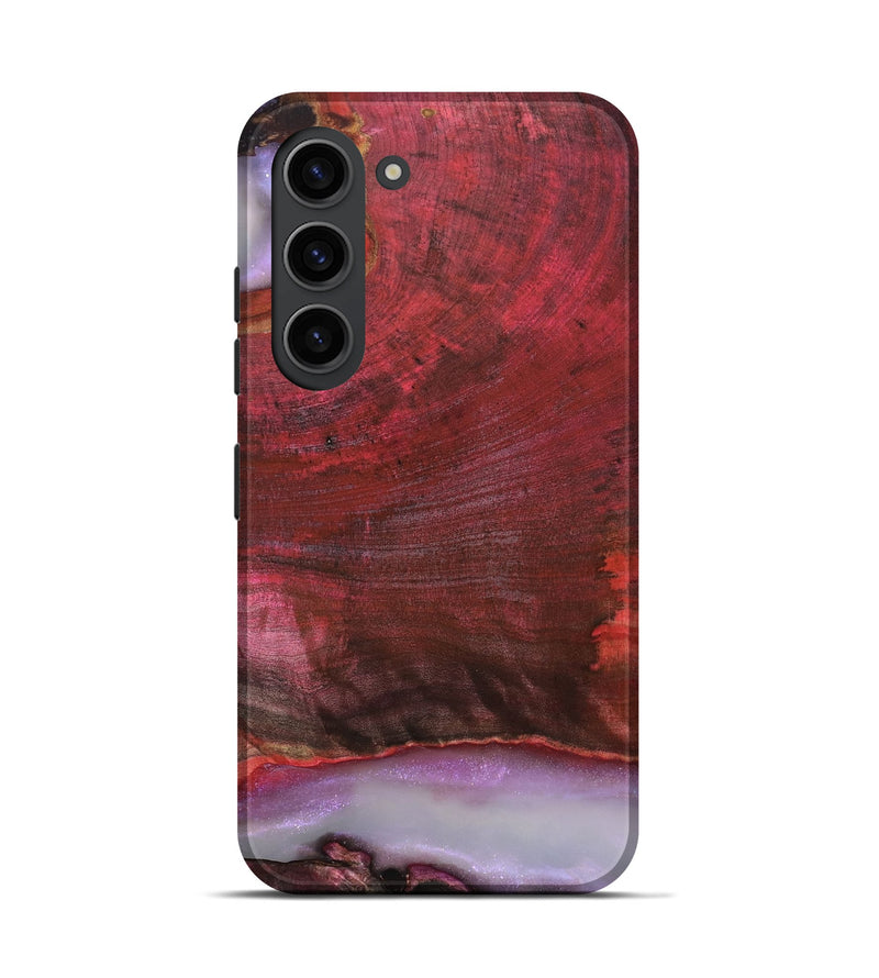 Galaxy S23 Wood Live Edge Phone Case - Almeda (Clear, 819259)
