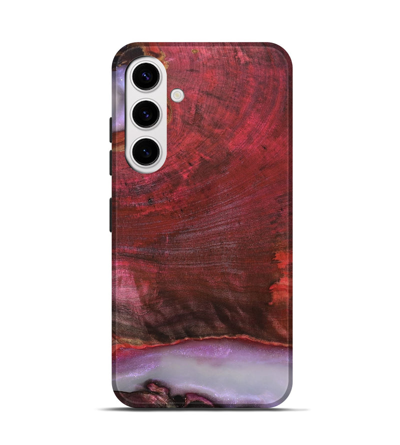 Galaxy S25 Wood Live Edge Phone Case - Almeda (Clear, 819259)