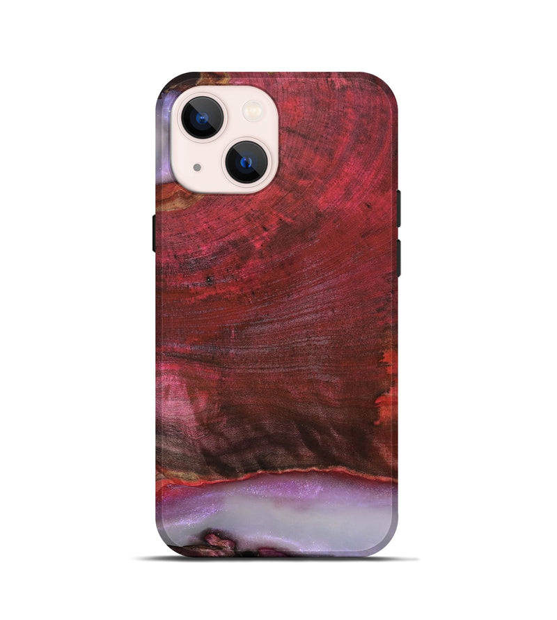 iPhone 13 mini Wood Live Edge Phone Case - Almeda (Clear, 819259)