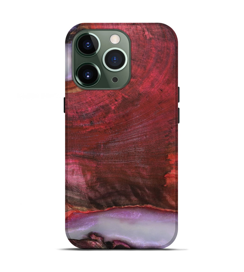iPhone 13 Pro Wood Live Edge Phone Case - Almeda (Clear, 819259)