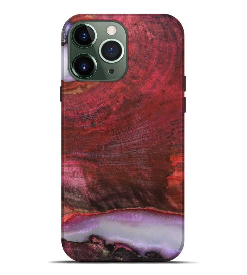 iPhone 13 Pro Max Wood Live Edge Phone Case - Almeda (Clear, 819259)
