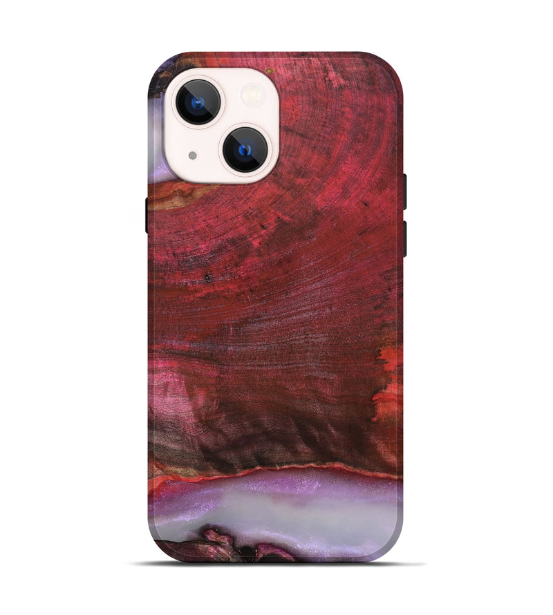 iPhone 14 Wood Live Edge Phone Case - Almeda (Clear, 819259)