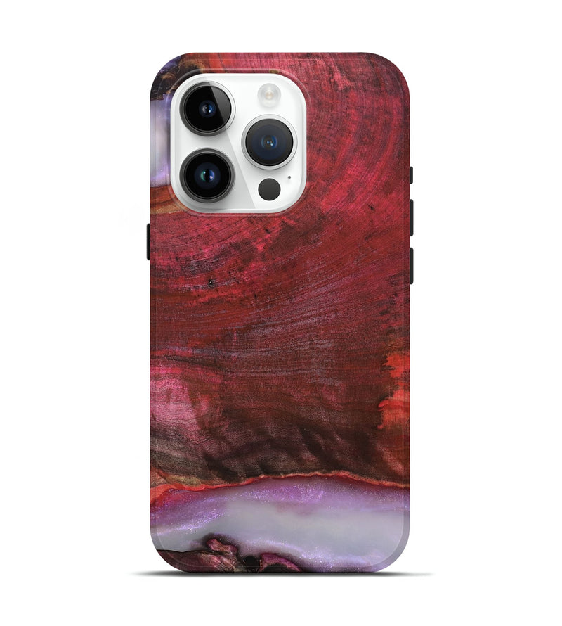 iPhone 15 Pro Wood Live Edge Phone Case - Almeda (Clear, 819259)