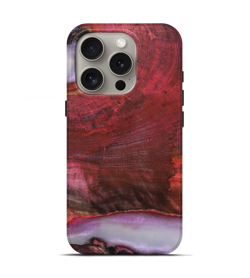 iPhone 16 Pro Wood Live Edge Phone Case - Almeda (Clear, 819259)