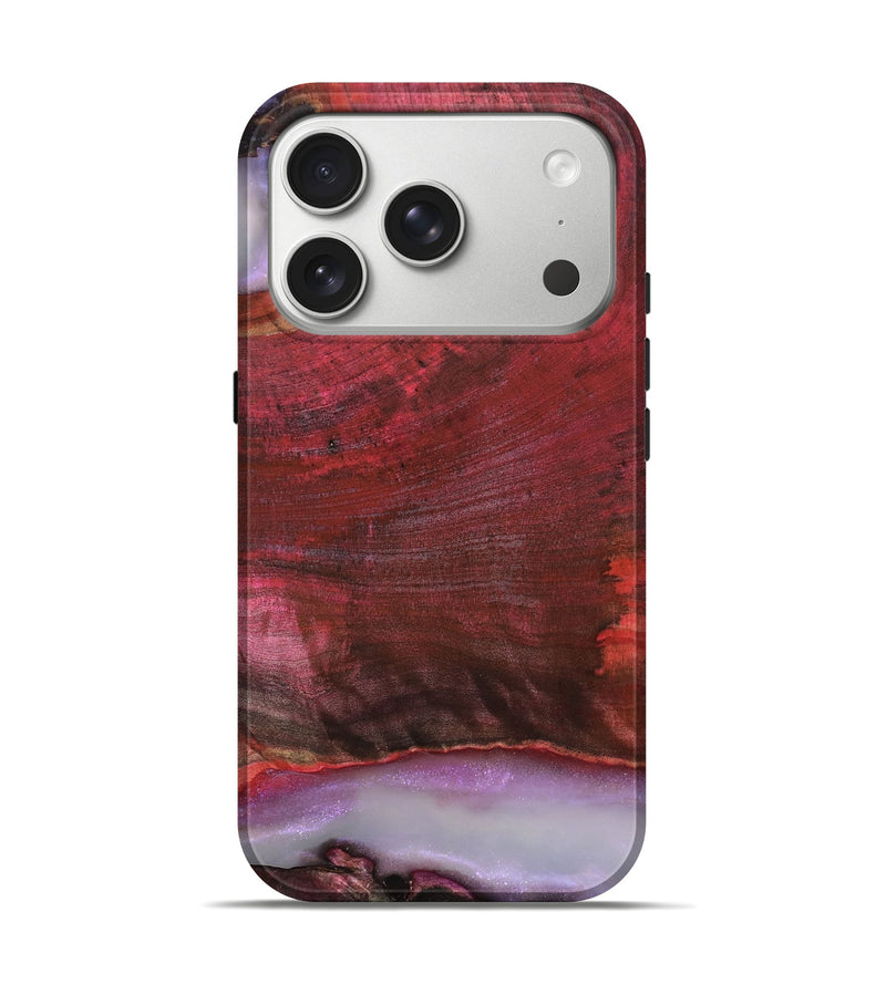 iPhone 17 Pro Wood Live Edge Phone Case - Almeda (Clear, 819259)