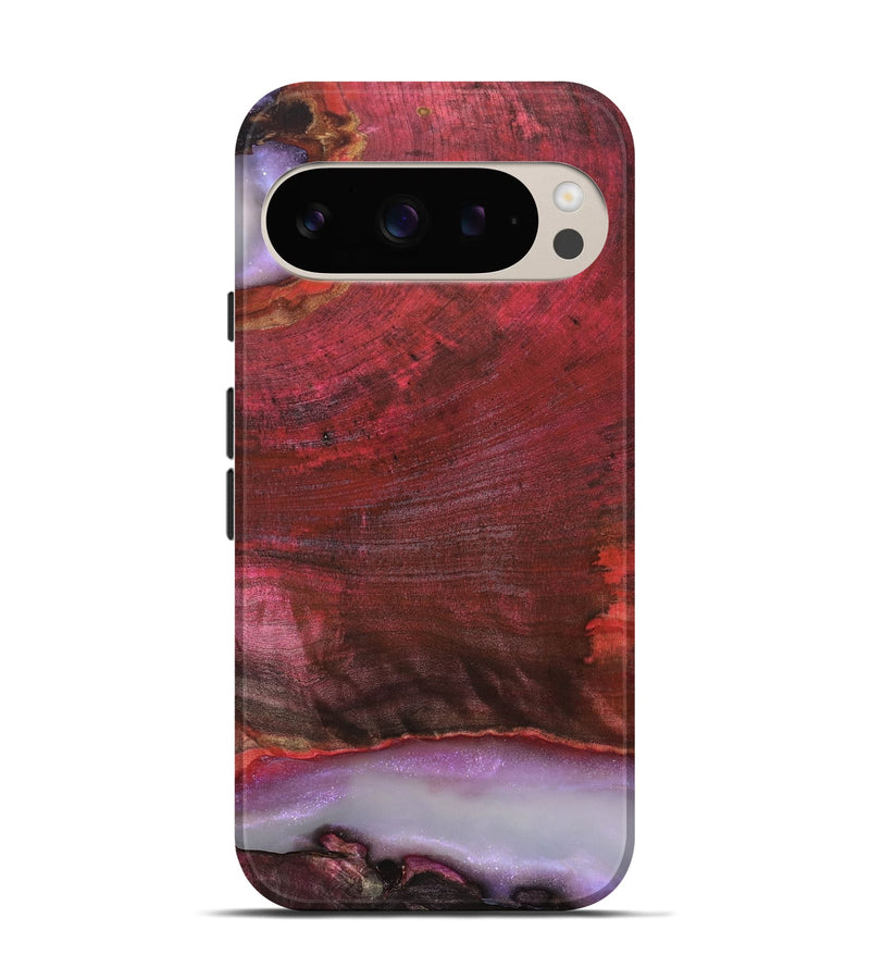 Pixel 9 Wood Live Edge Phone Case - Almeda (Clear, 819259)