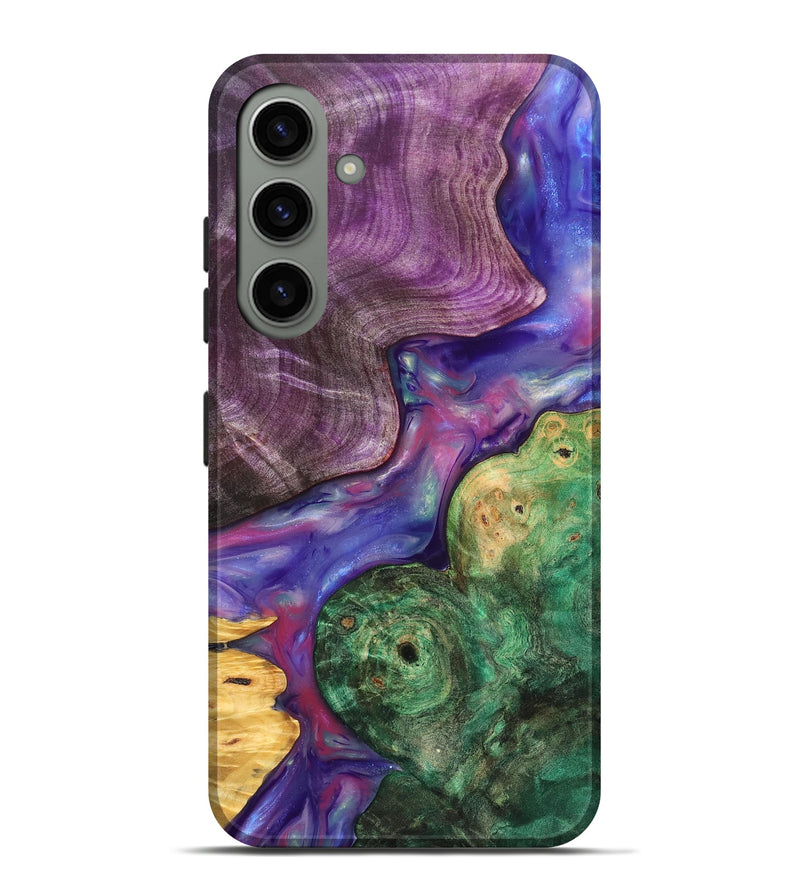 Galaxy S24 Plus Wood Live Edge Phone Case - Cristal (Purple, 819260)