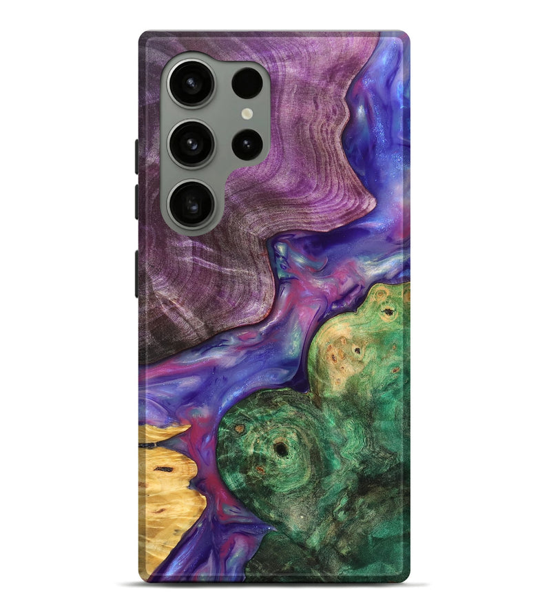 Galaxy S24 Ultra Wood Live Edge Phone Case - Cristal (Purple, 819260)