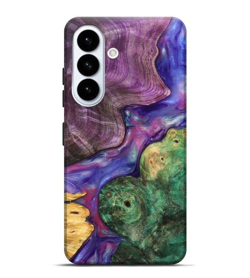 Galaxy S26 Plus Wood Live Edge Phone Case - Cristal (Purple, 819260)