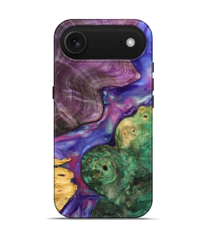 iPhone 17 Air Wood Live Edge Phone Case - Cristal (Purple, 819260)