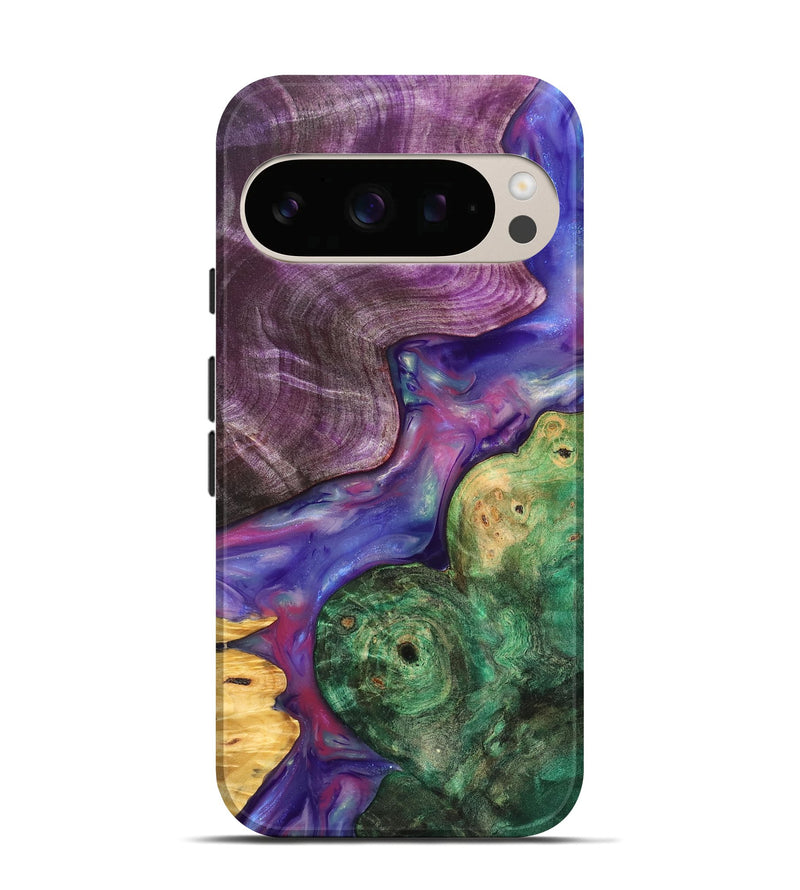 Pixel 10 Wood Live Edge Phone Case - Cristal (Purple, 819260)