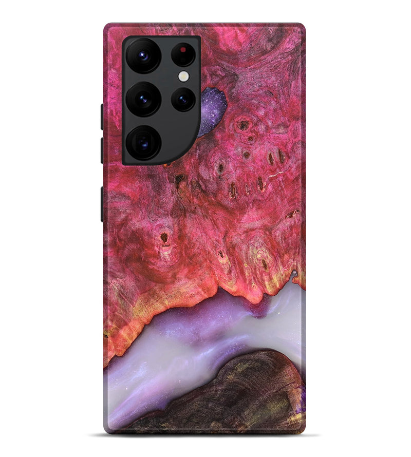 Galaxy S22 Ultra Wood Live Edge Phone Case - Dixie (Clear, 819261)