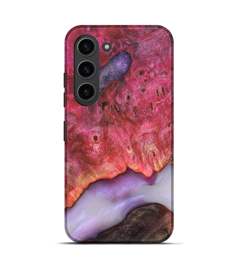 Galaxy S23 Wood Live Edge Phone Case - Dixie (Clear, 819261)