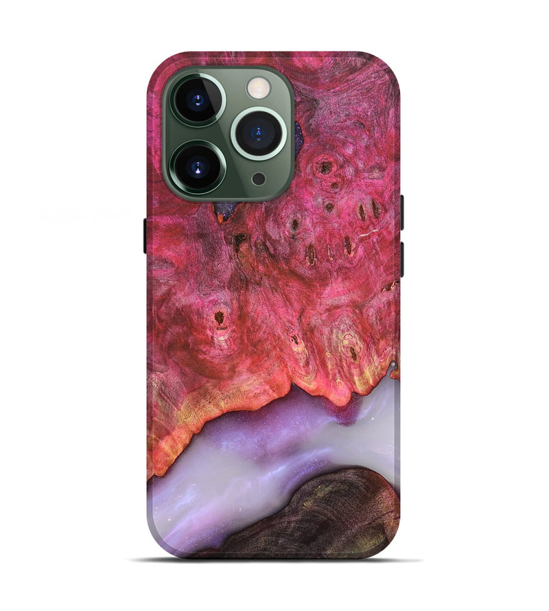 iPhone 13 Pro Wood Live Edge Phone Case - Dixie (Clear, 819261)