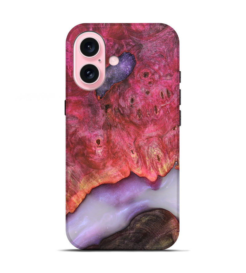 iPhone 17 Wood Live Edge Phone Case - Dixie (Clear, 819261)