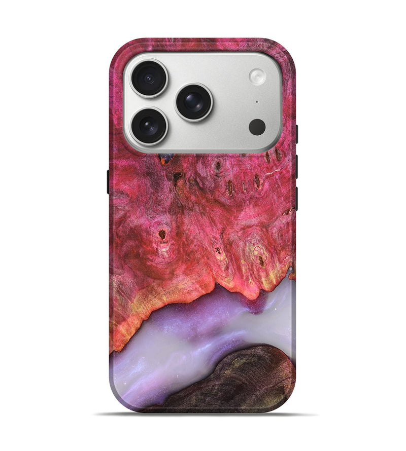 iPhone 17 Pro Wood Live Edge Phone Case - Dixie (Clear, 819261)