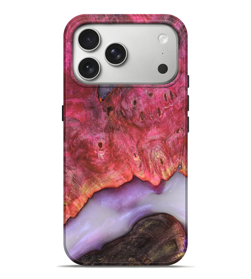 iPhone 17 Pro Max Wood Live Edge Phone Case - Dixie (Clear, 819261)
