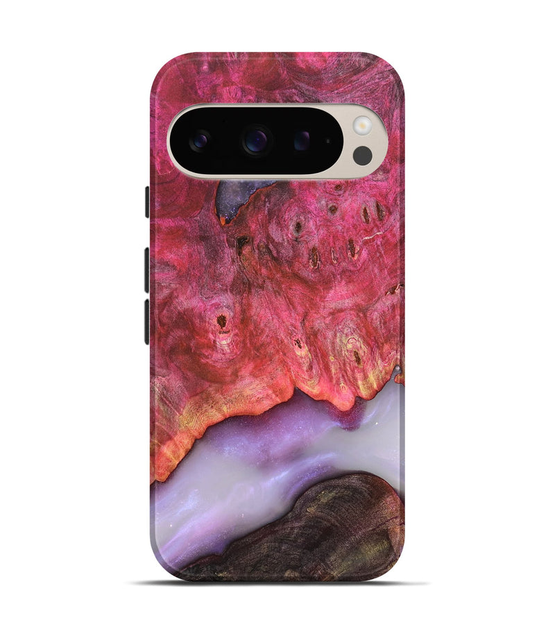 Pixel 9 Pro Wood Live Edge Phone Case - Dixie (Clear, 819261)