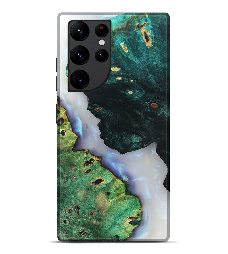 Galaxy S22 Ultra Wood Live Edge Phone Case - Ambrose (Clear, 819262)