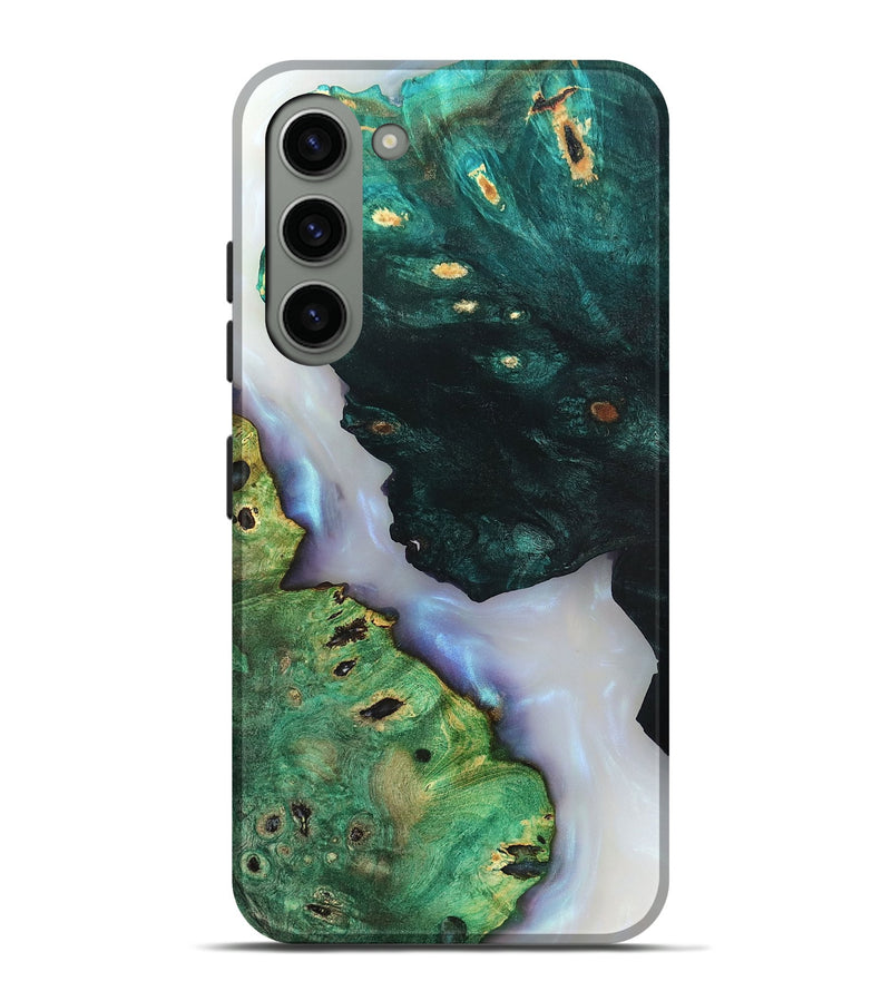 Galaxy S23 Plus Wood Live Edge Phone Case - Ambrose (Clear, 819262)