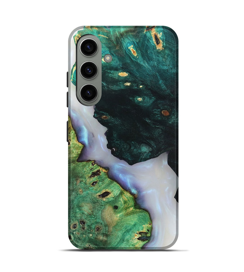 Galaxy S24 Wood Live Edge Phone Case - Ambrose (Clear, 819262)