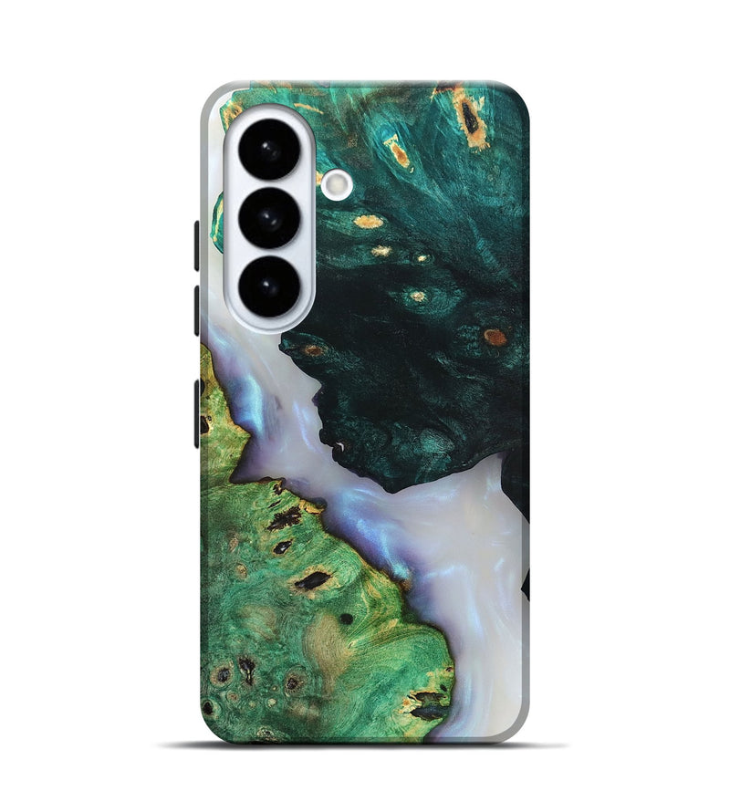 Galaxy S26 Wood Live Edge Phone Case - Ambrose (Clear, 819262)