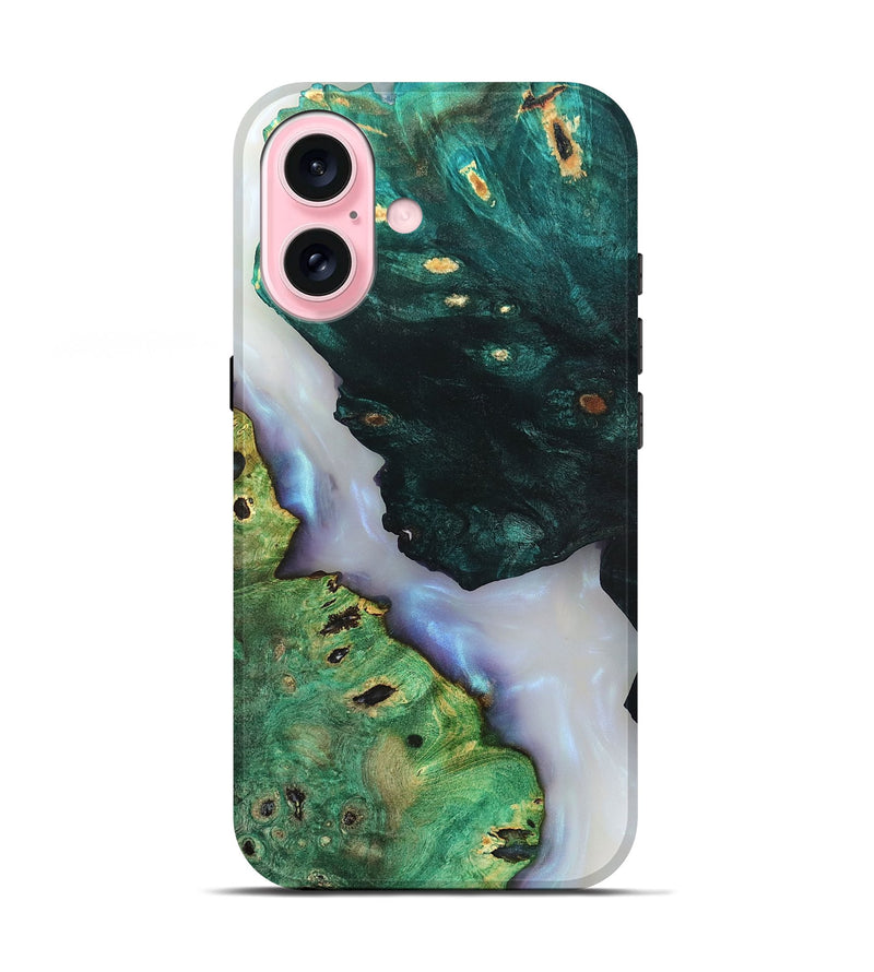 iPhone 17 Wood Live Edge Phone Case - Ambrose (Clear, 819262)