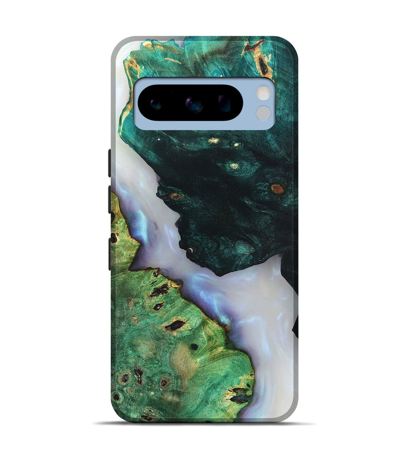 Pixel 8 Pro Wood Live Edge Phone Case - Ambrose (Clear, 819262)