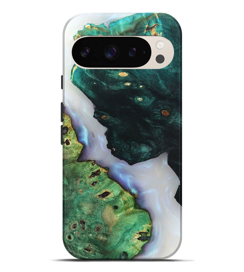 Pixel 9 Pro XL Wood Live Edge Phone Case - Ambrose (Clear, 819262)