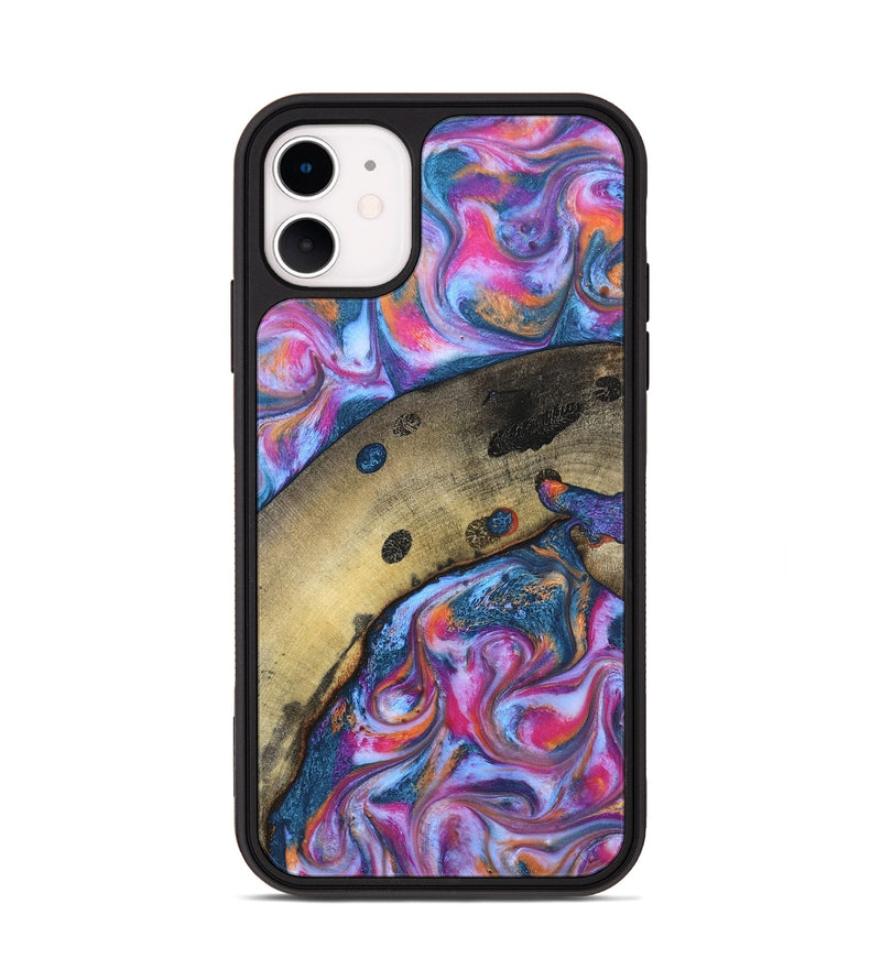 iPhone 11 Wood Phone Case - Indie (Blue, 819263)