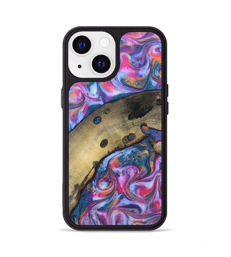 iPhone 13 Wood Phone Case - Indie (Blue, 819263)