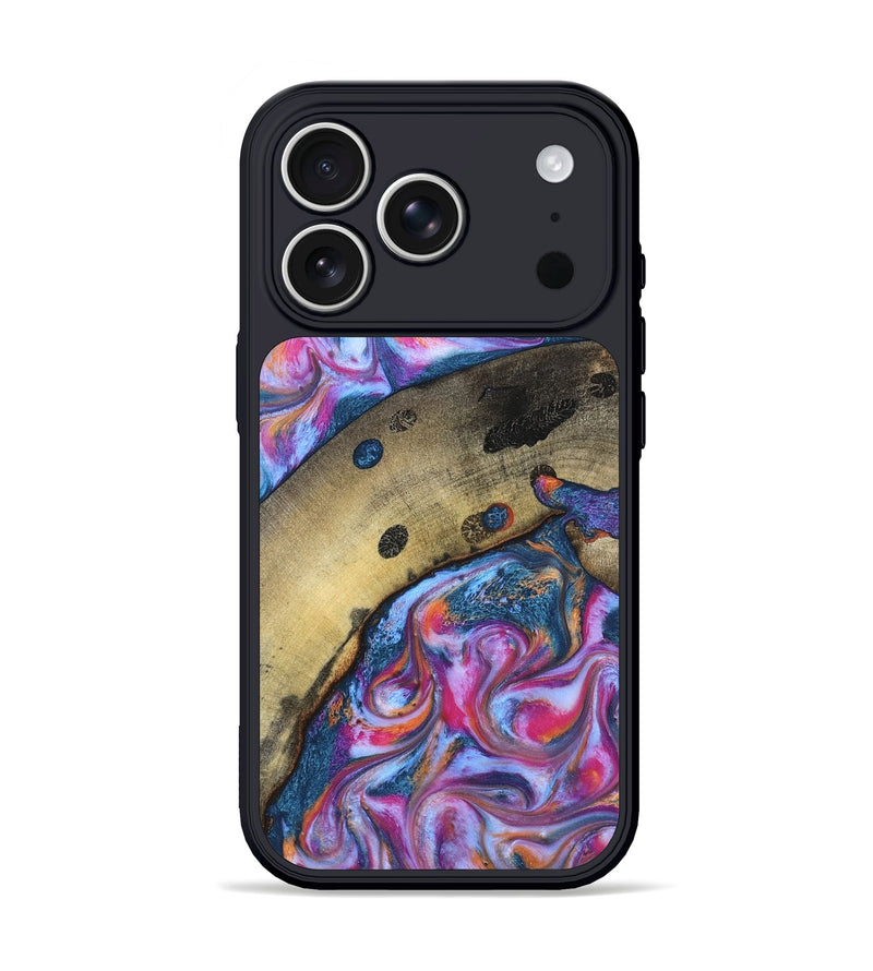 iPhone 17 Pro Wood Phone Case - Indie (Blue, 819263)