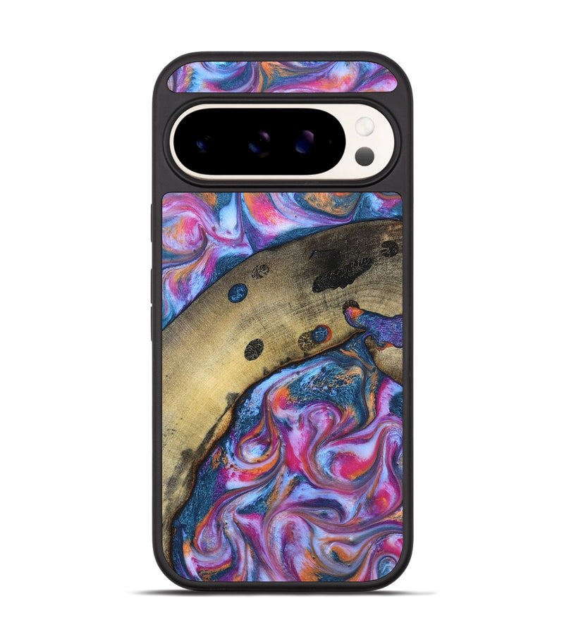 Pixel 9 Wood Phone Case - Indie (Blue, 819263)