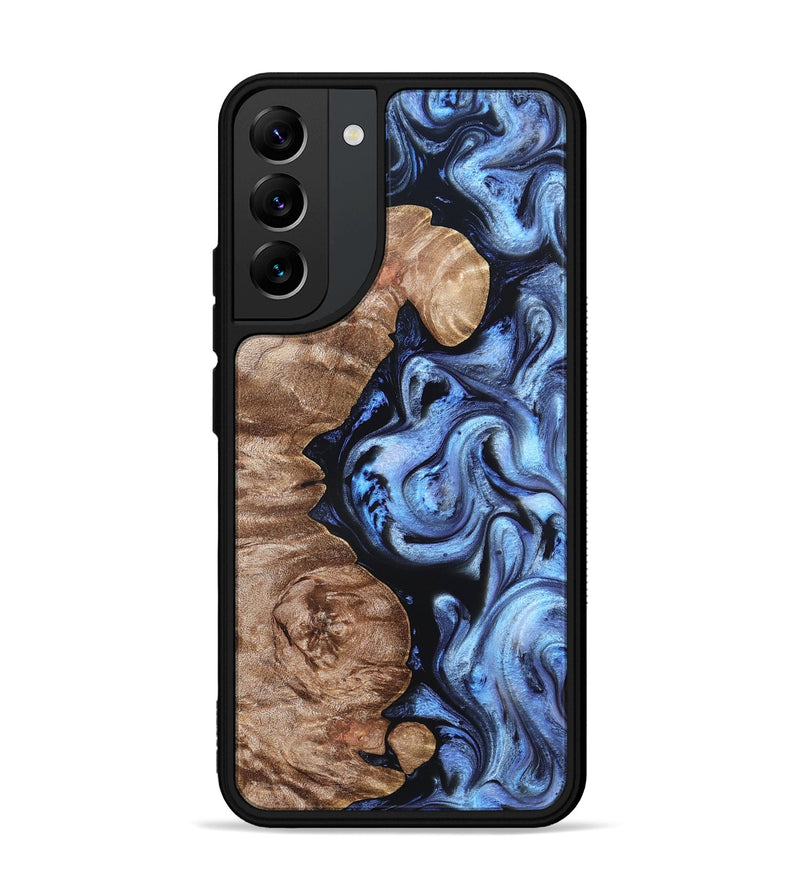 Galaxy S22 Plus Wood Phone Case - Helen (Blue, 819264)