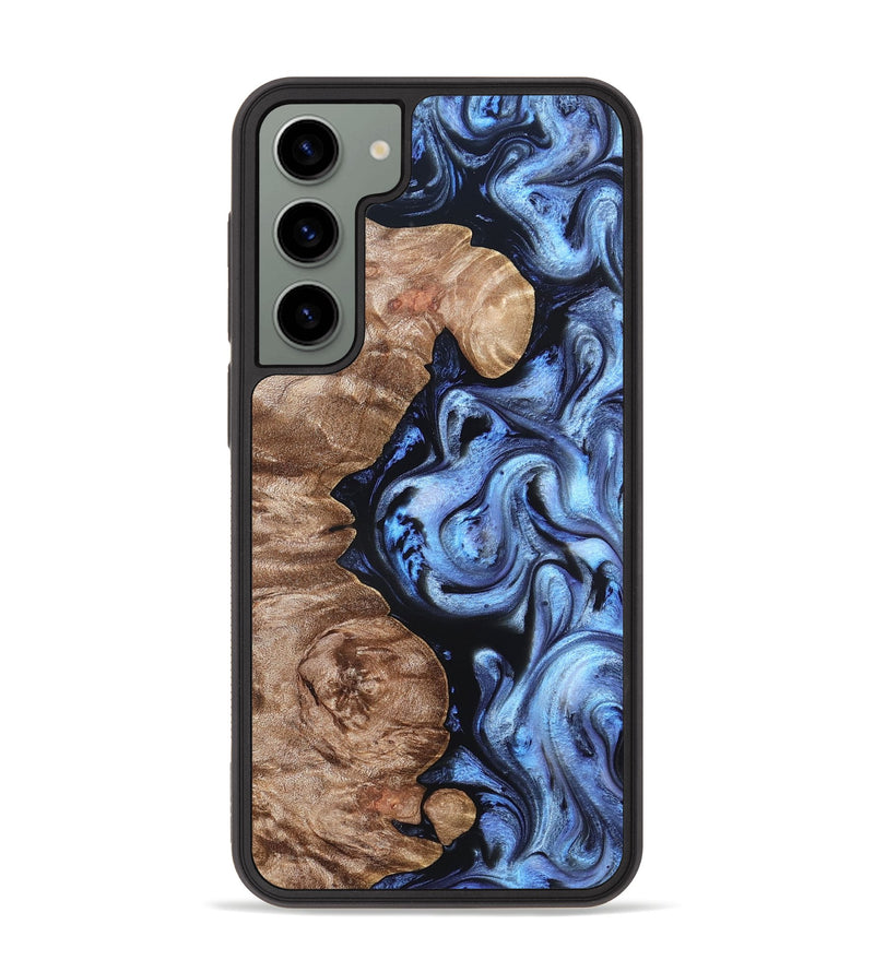 Galaxy S23 Plus Wood Phone Case - Helen (Blue, 819264)